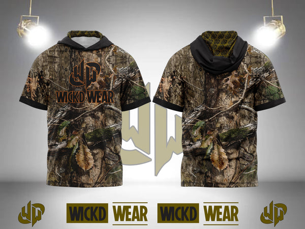 WICK’D Woodland Camo Hooded Jersey