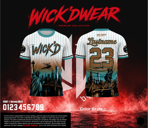 WICK’D New York Custom Jersey – Pre-Sale