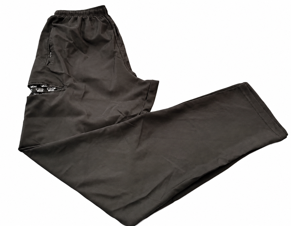 Black Microfiber  Pants