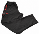 Black with Red Microfiber Pants